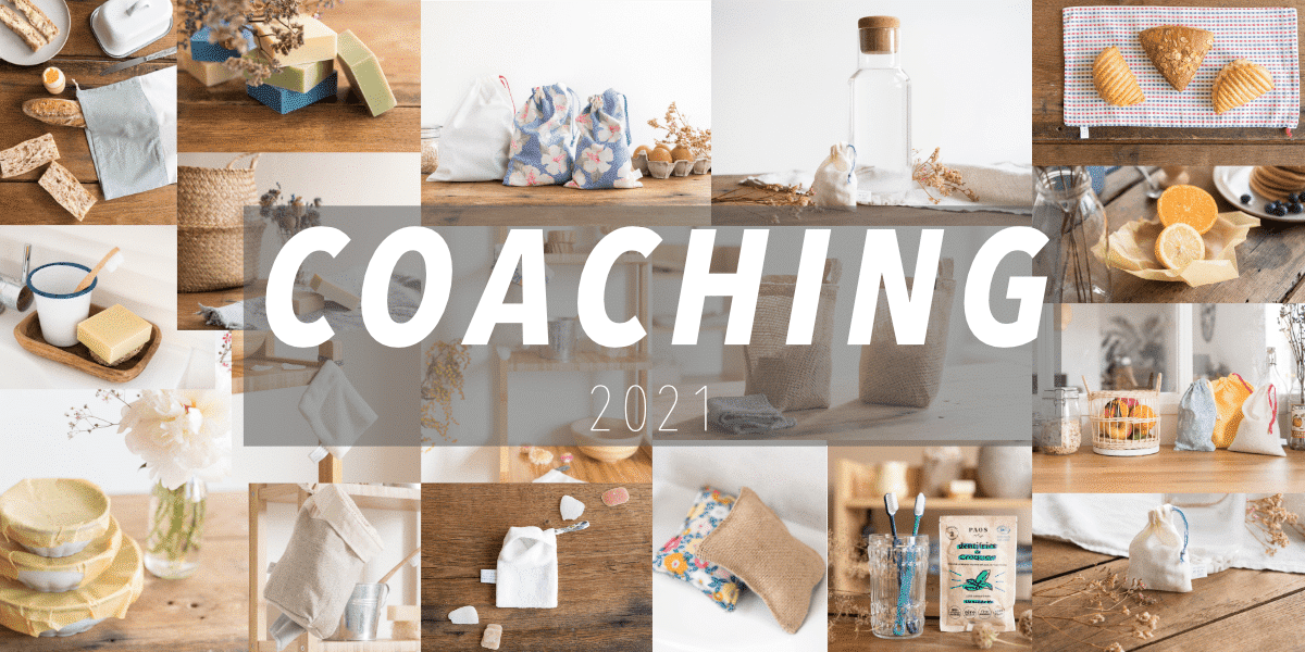 Coaching zéro déchet. Visuel bannière.