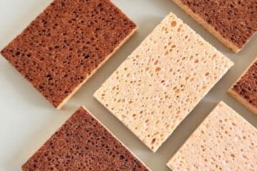 Éponges végétales multi-surfaces ManaMani pour vaisselle et entretien écologique de la cuisine